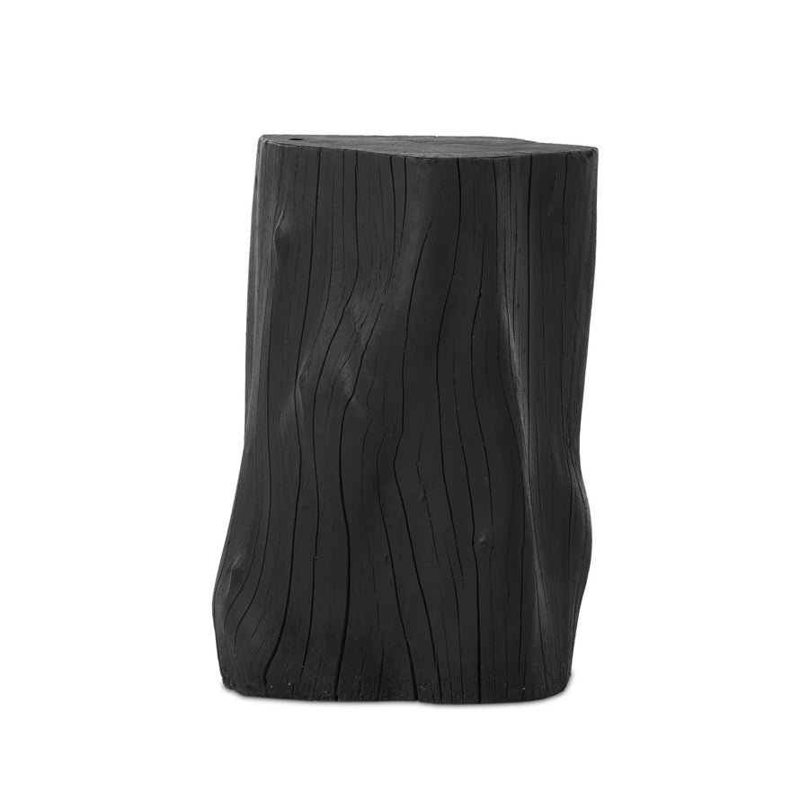 Amiko Black Resin End Table