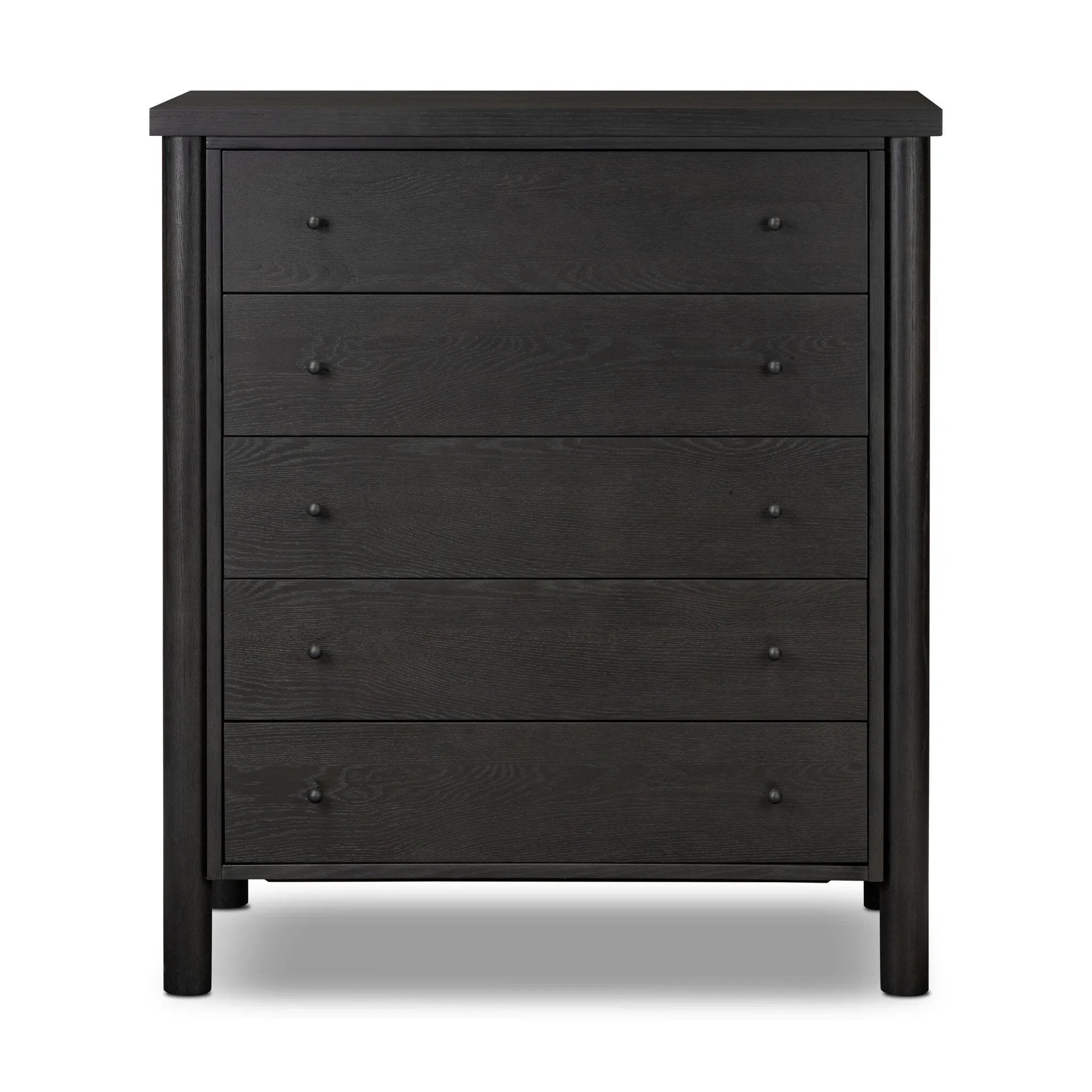 Roark Tall Dresser - Ebony Oak Veneer Roark Tall Dresser - Ebony Oak Veneer