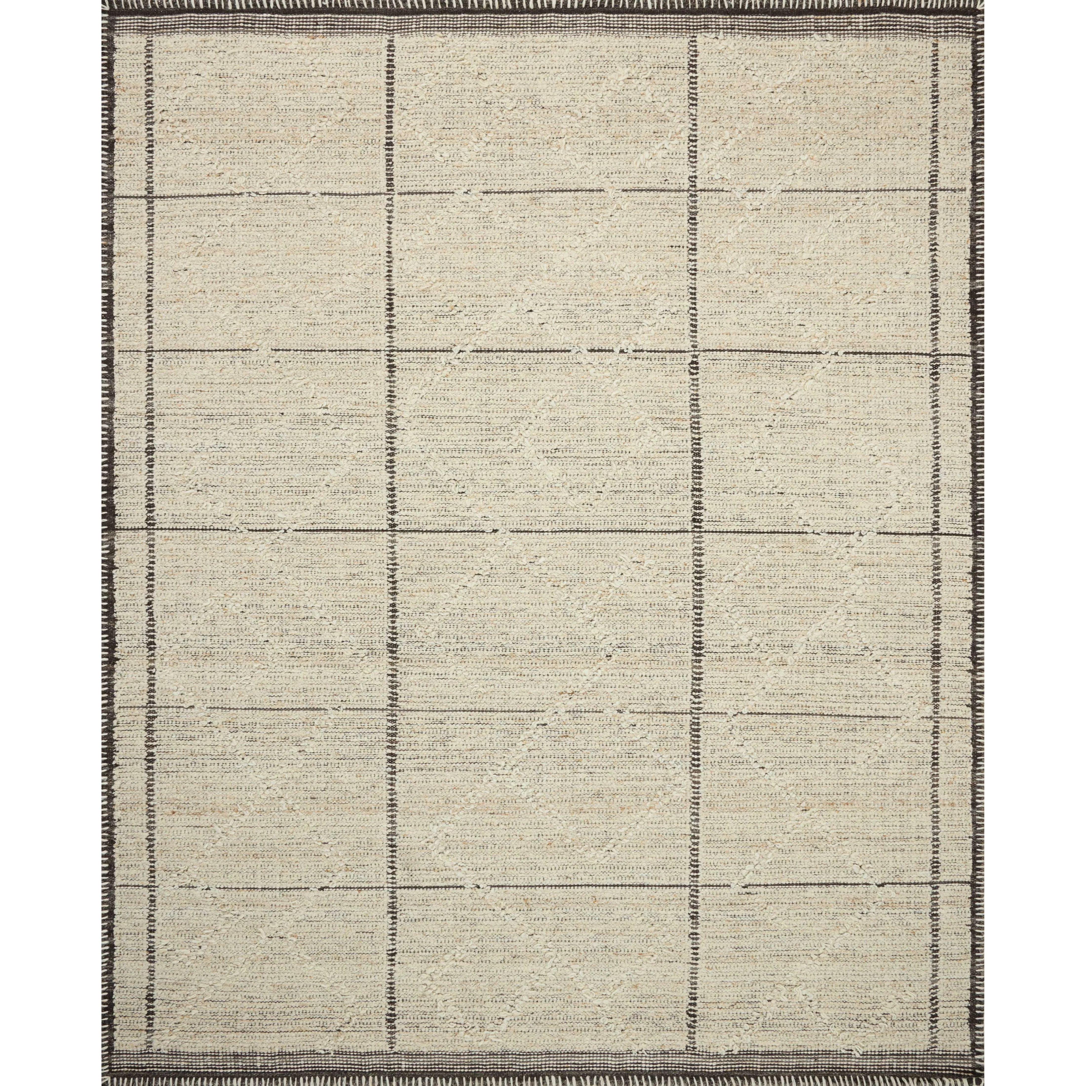 Amber Lewis x Loloi Bowie Ivory / Mocha Rug | Amethyst Home