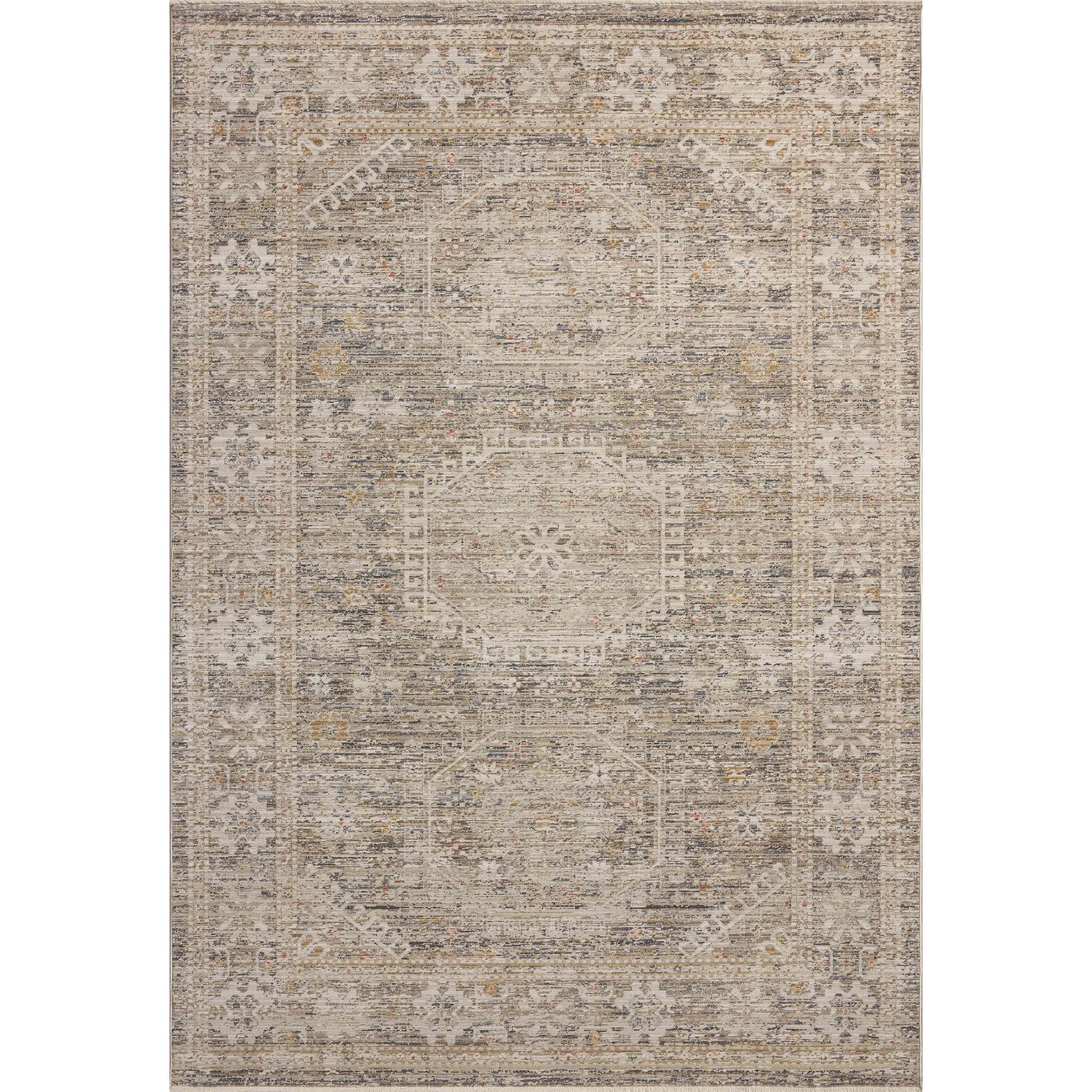 Chris Loves Julia × Loloi Ida Taupe / Multi Rug | Amethyst Home