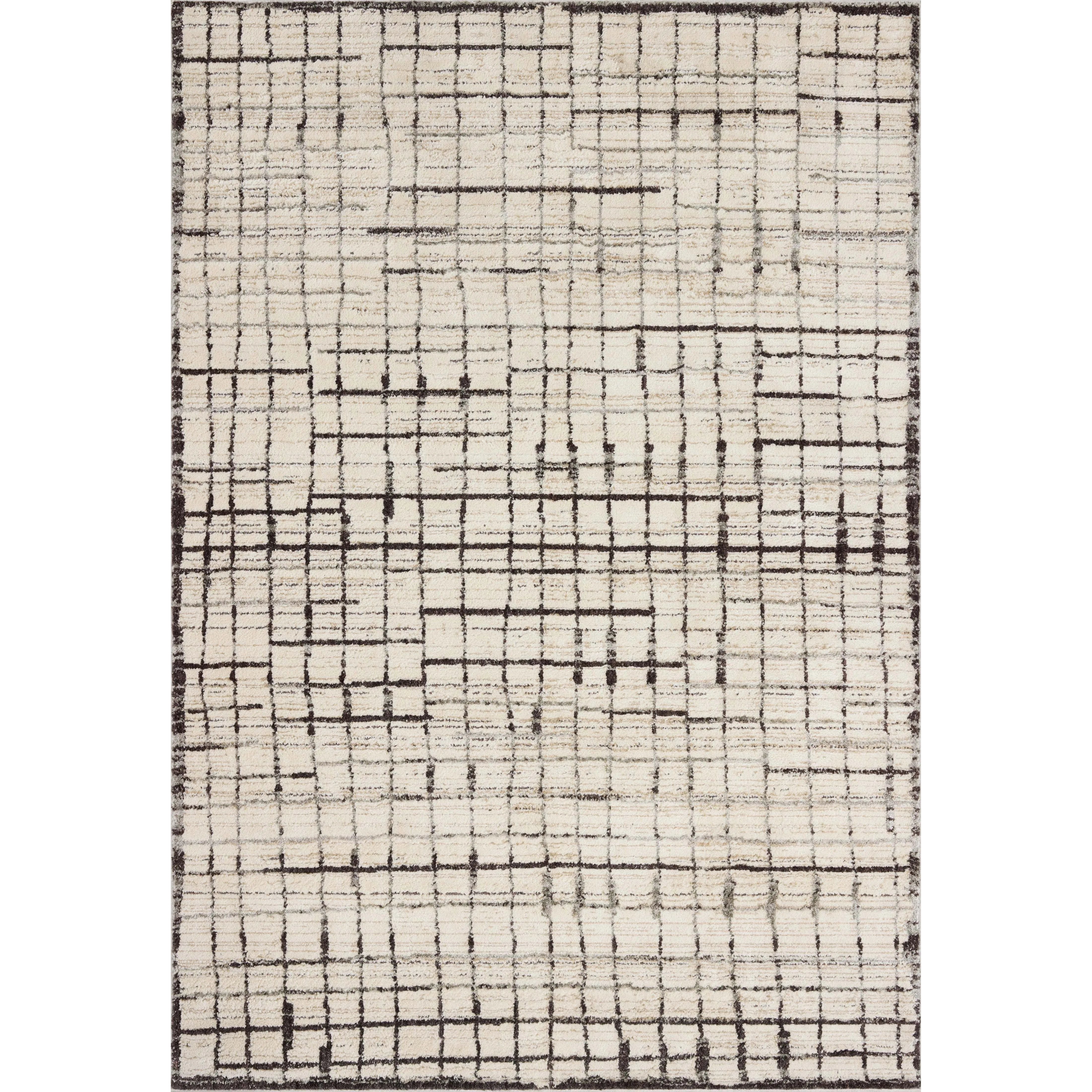 Jeremiah Brent x Loloi Bleecker Ivory / Charcoal Rug | Amethyst Home