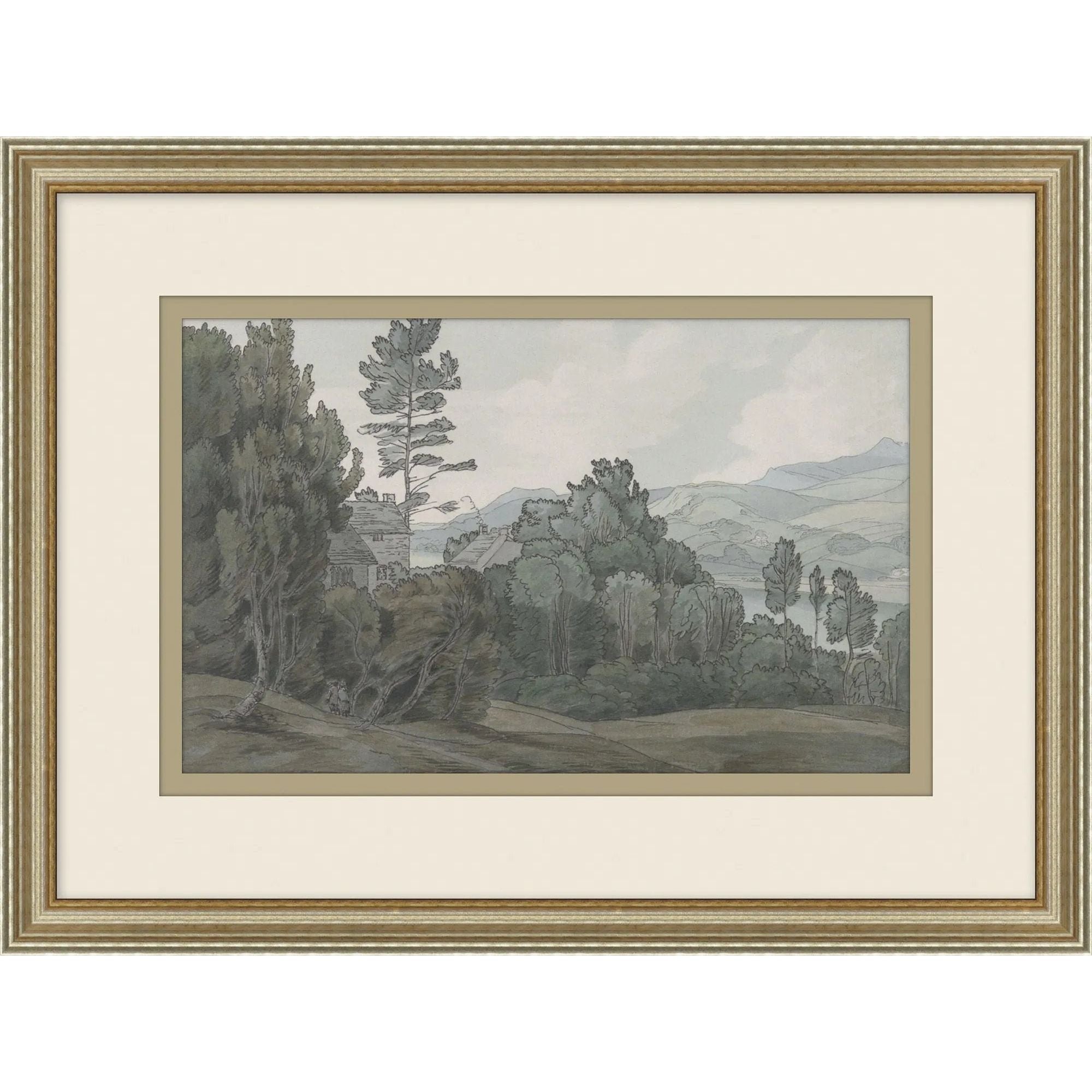 Tranquil Landscape 1 Art | Amethyst Home