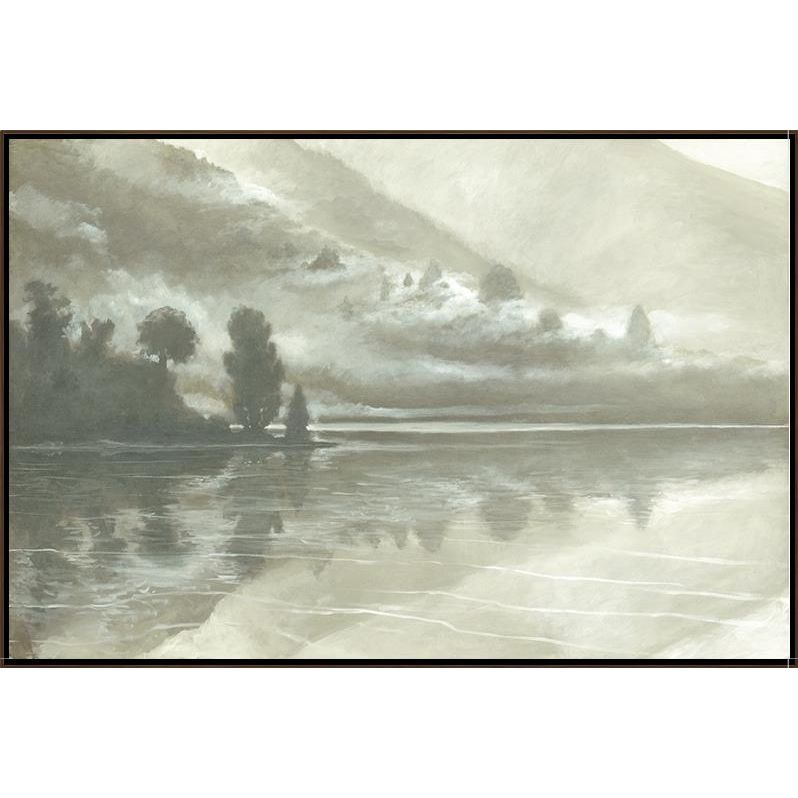 Whispers of the Misty Lake Art - 45 x 30