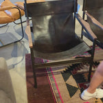 Barcelona Chair in Vanchetta Smoke Leather