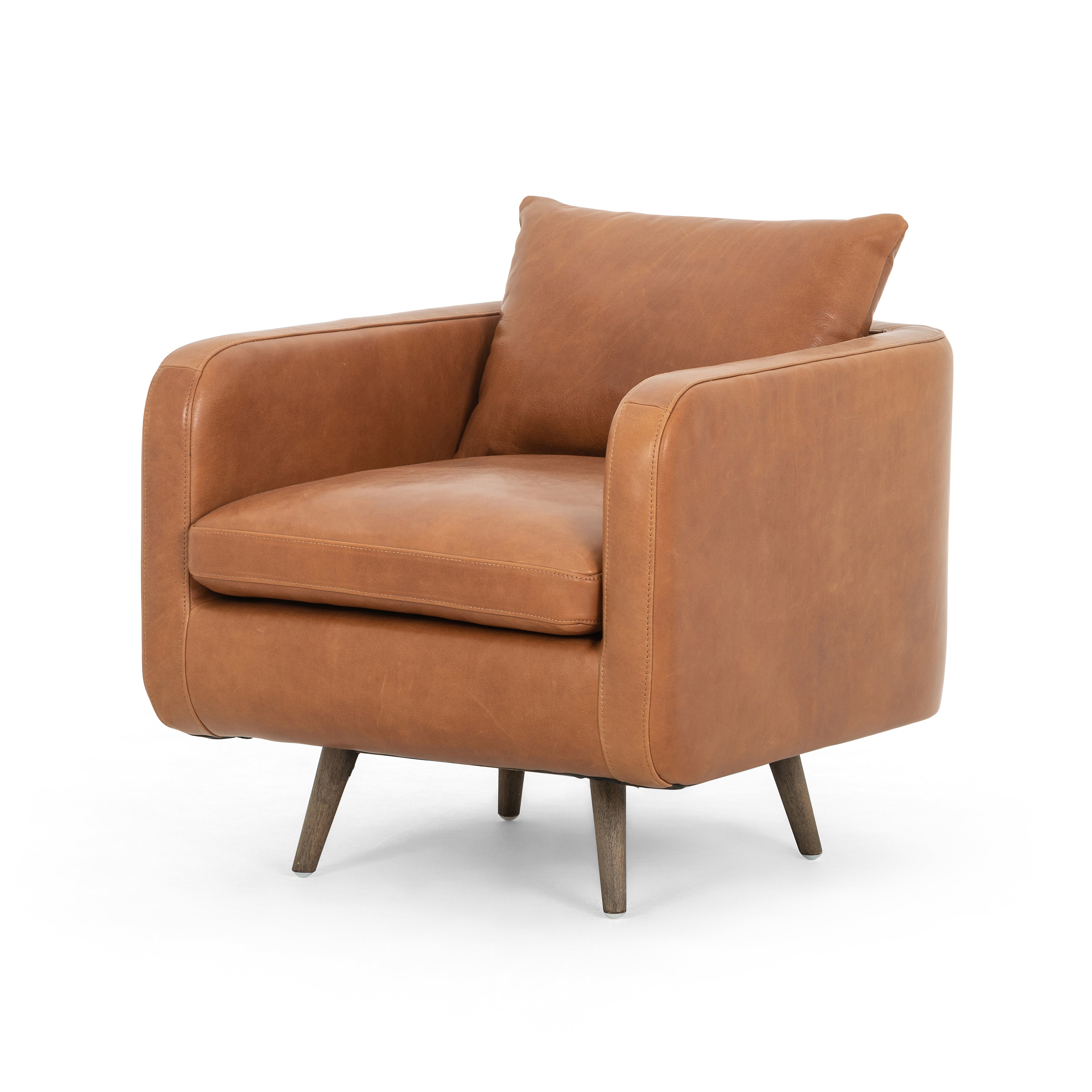 tobacco chair Kaya Haven Tobacco Swivel Chair