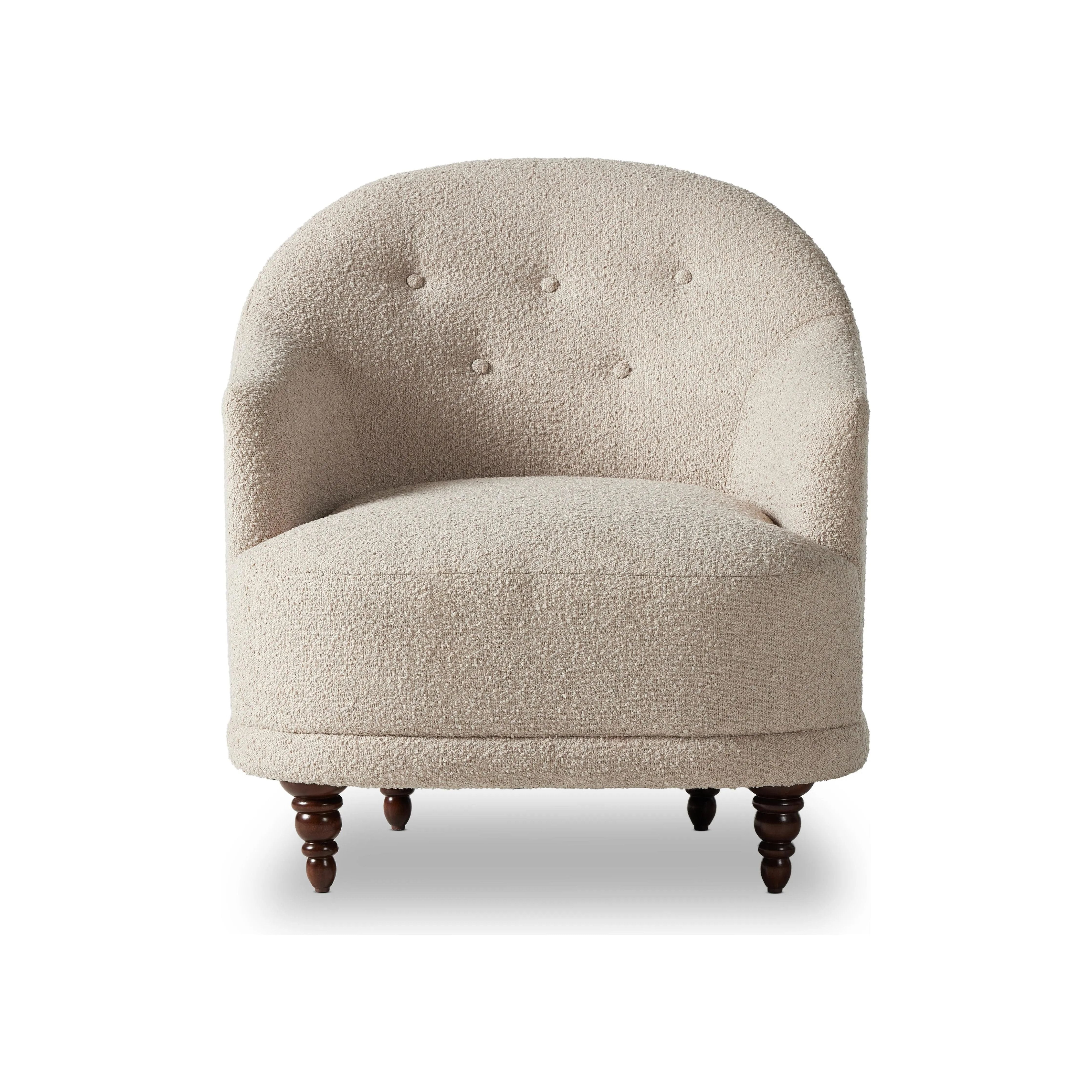 Marnie Knoll Sand Chair Amethyst Home