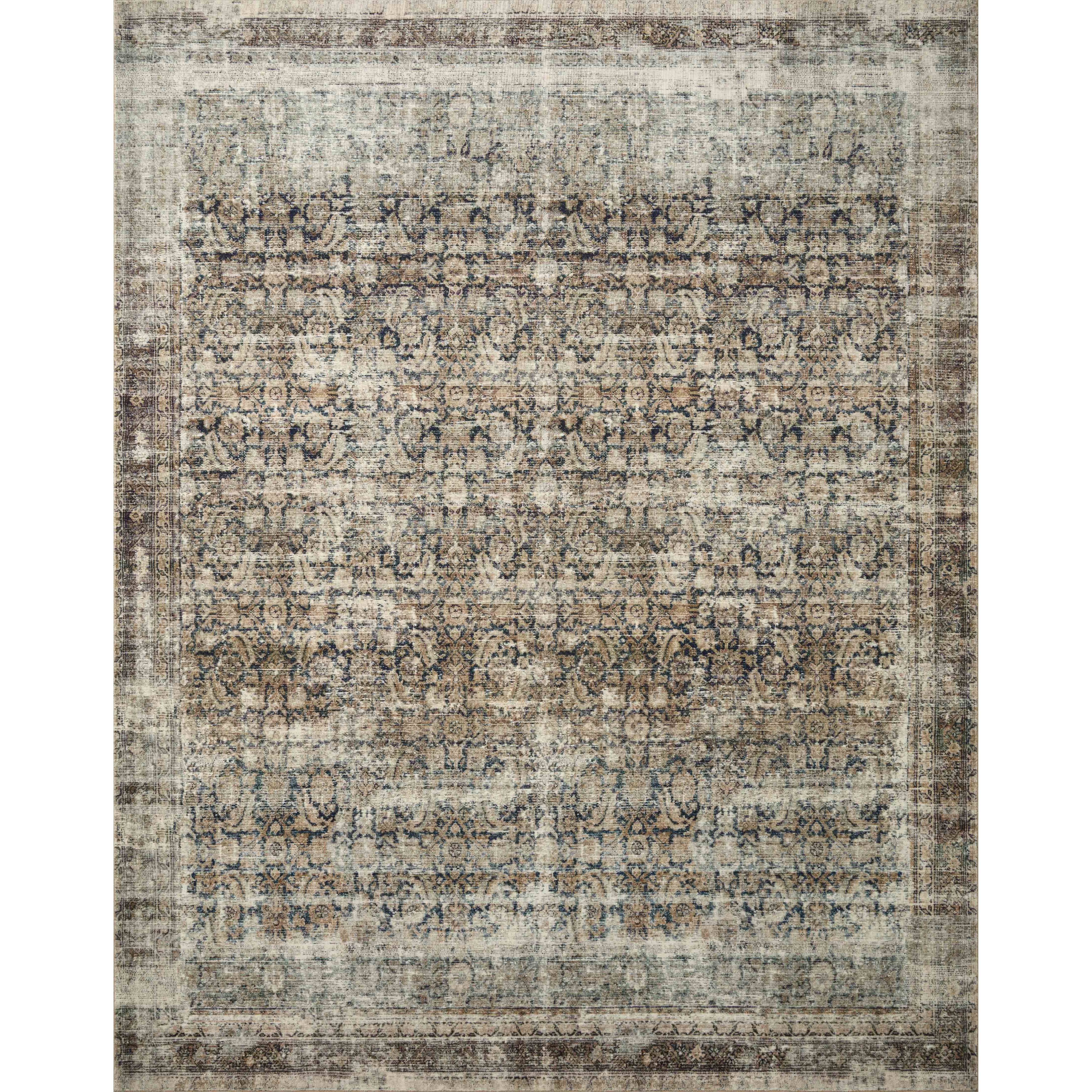 Amber Lewis x Loloi Morgan Navy / Sand Rug | 📷 Visualize this rug