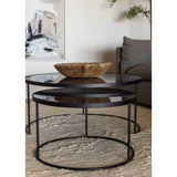 Nesting Coffee Table Set - Charcoal | shipping 5/20/2024