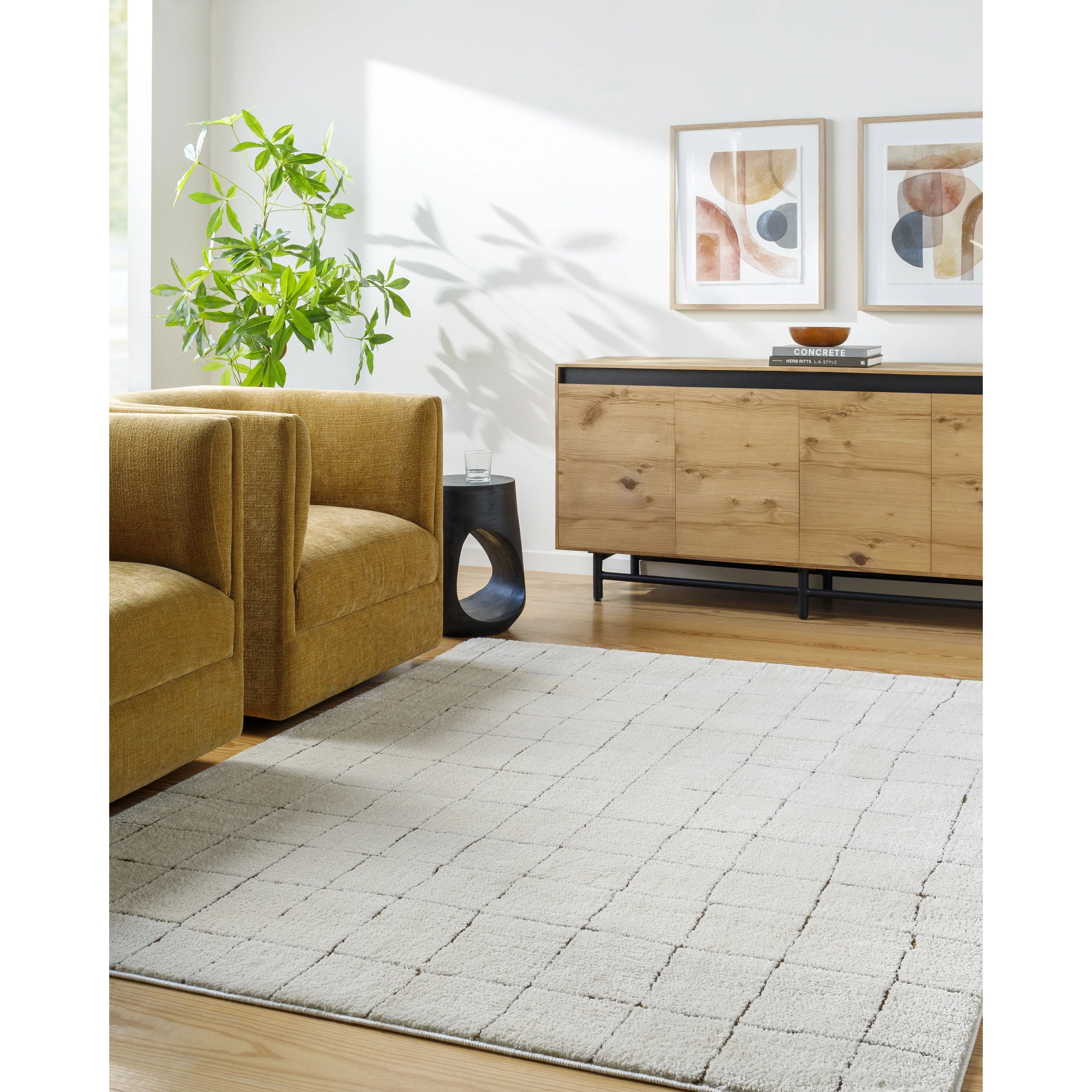 PNW Home x Surya available at Amethyst Home shipping to Australia, UK, and Canada. Organic modern design with easy to clean rugs for a family home in  the Washington metro area.
