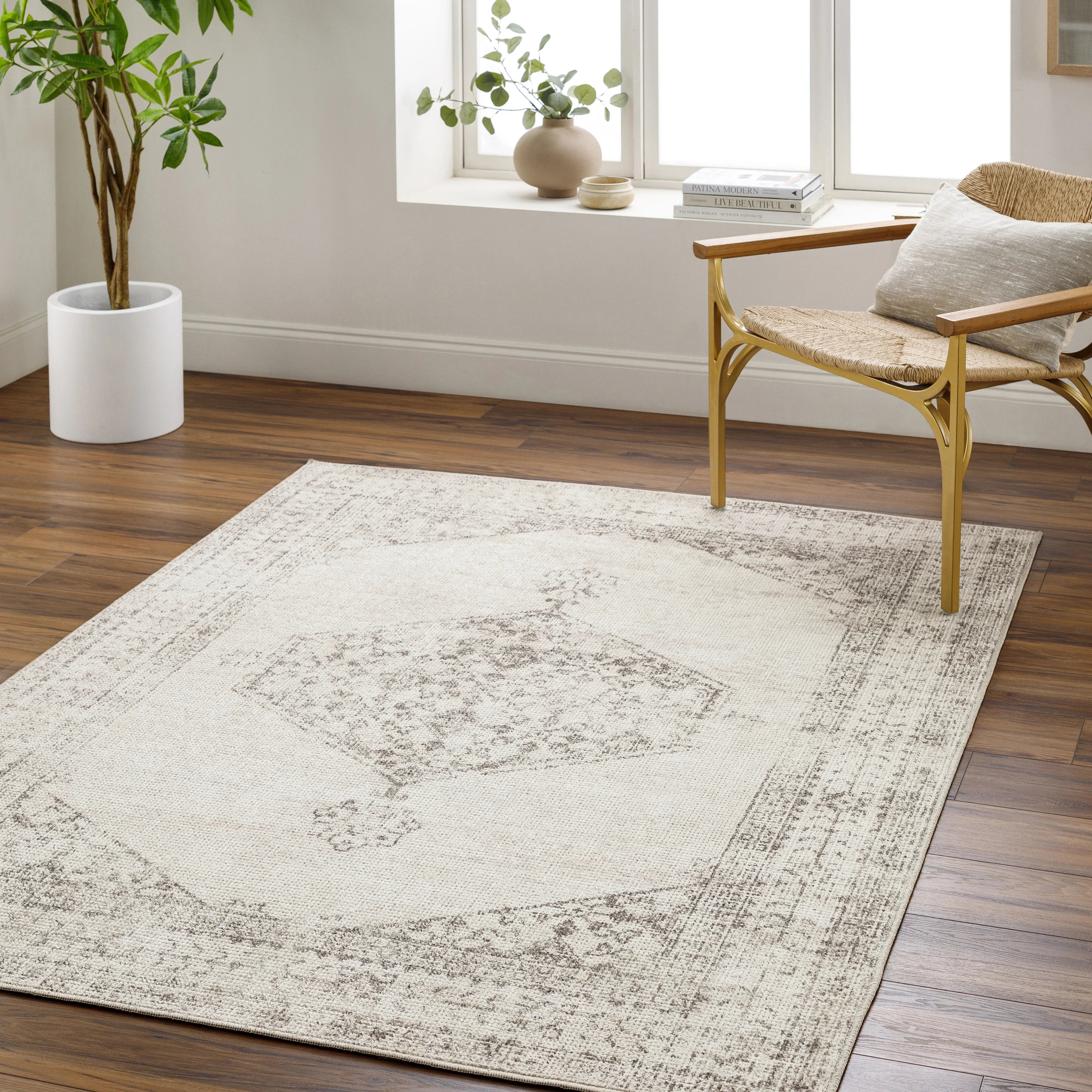PNW Home x Surya available at Amethyst Home shipping to Australia, UK, and Canada. Organic modern design with easy to clean rugs for a family home in  the San Diego metro area.