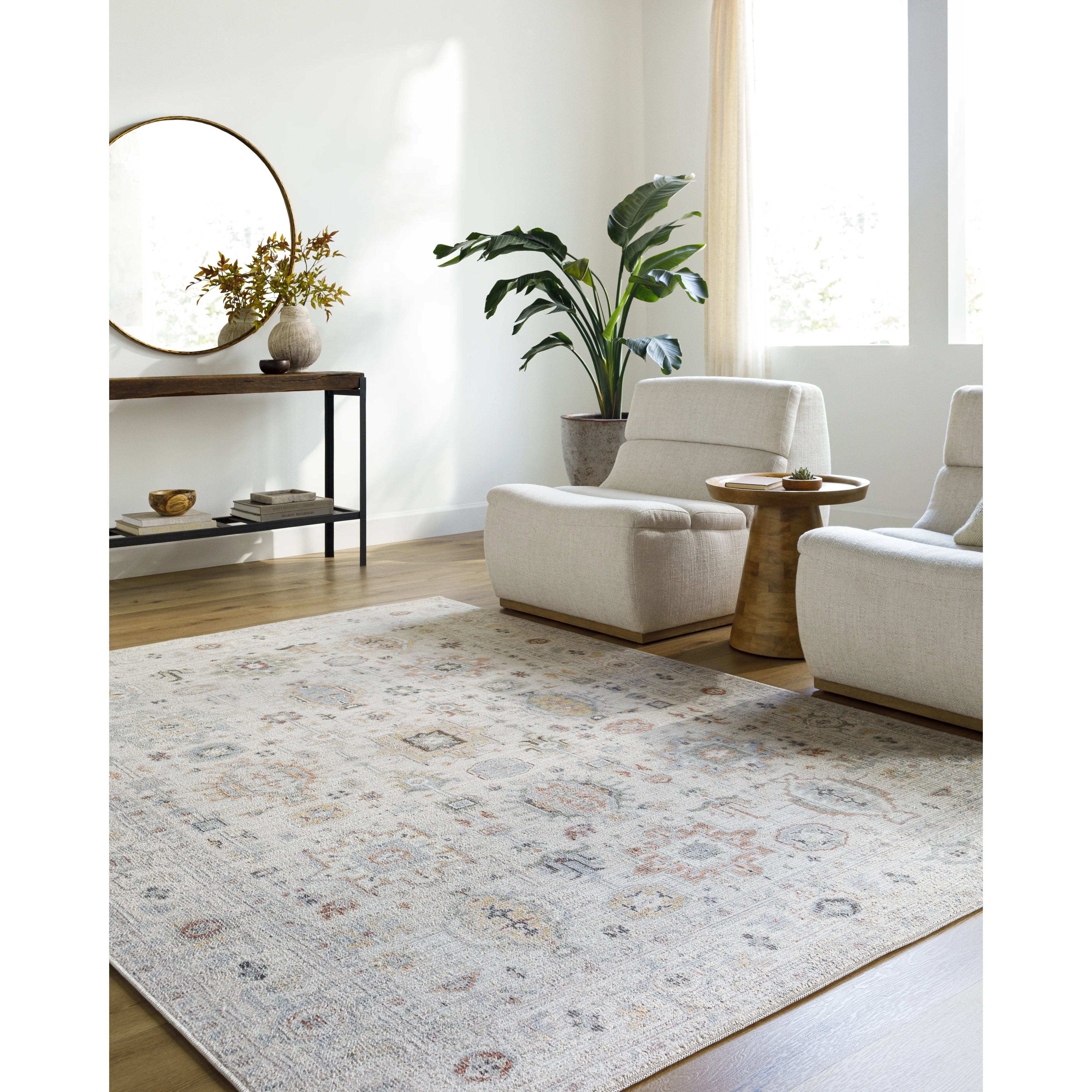 PNW Home x Surya available at Amethyst Home shipping to Australia, UK, and Canada. Organic modern design with easy to clean rugs for a family home in  the Seattle metro area.