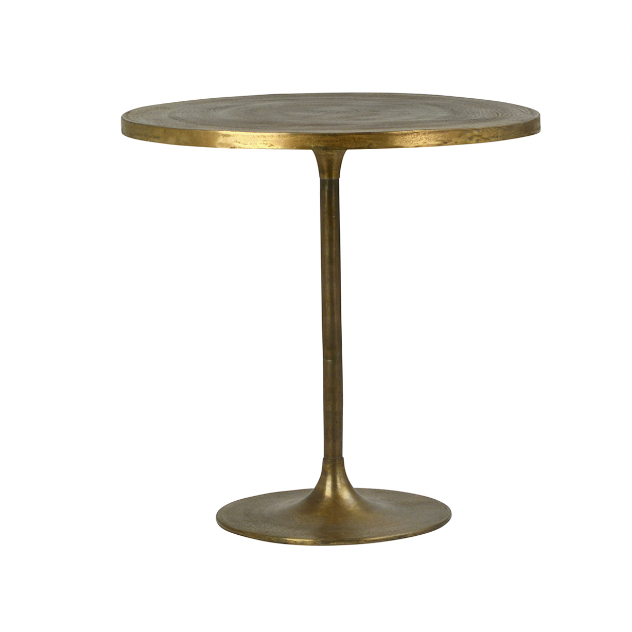 We love the antique feel the Heviz Bistro Table gives to a room. This bistro style dining table is perfectly sized for a cozy nook.  ALUMINUM, BRASS ANTIQUE TOP THICKNESS 1