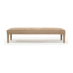 This Charlie Bench by Verellen features exposed wood and a clean look. Made to order in their North Carolina atelier, the Charlie Bench comes standard with:  • Foam Down Tight Seat Construction • Double Needle • Upholstered Only • Please Specify Stitch Detail • Please Specify Leg Finish