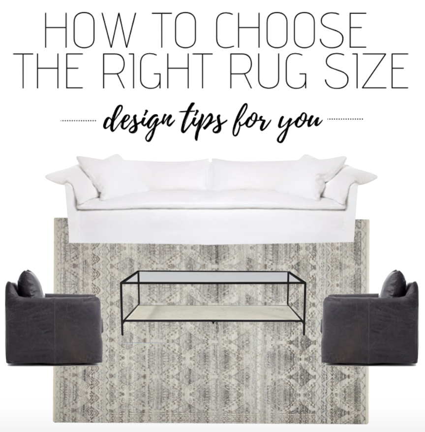 How to Choose the Right Rug Size // Design Tips For You