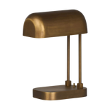 Merlin Aged Antique Brass Table Lamp | shipping 12/30/2025