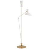 Austen Large Dual Function Matte White Floor Lamp