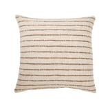 Jojo 20" x 20" Pillow With Insert - Ivory / Walnut | shipping 26/3/2003