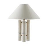 Medici Charcoal and White Marble Table Lamp | shipping 12/30/2025