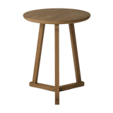 Teak Tripod Side Table
