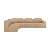Bulky Light Sepia Left Modular Sofa Set | shipping 2/23/2026