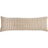 Jojo 14" x 40" Pillow With Insert - Ivory/Walnut