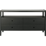 Spindle Oak Black Dresser | shipping 12/22/2025