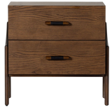 Dylan Leather Pull Nightstand | shipping 12/16/2025