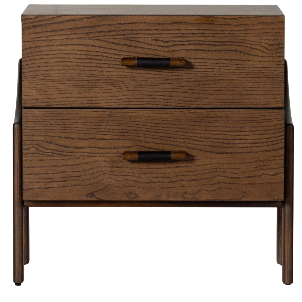 Dylan Leather Pull Nightstand | shipping 12/16/2025