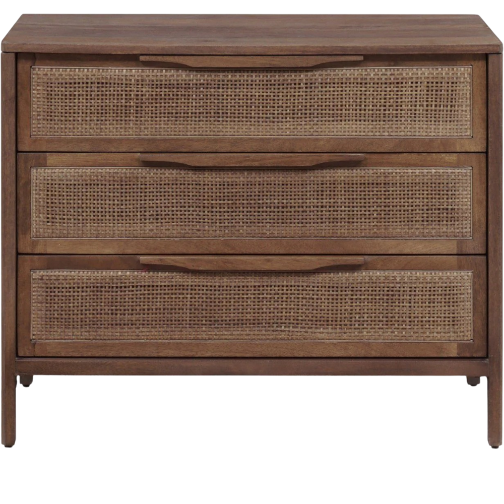 Grande table de chevet Sydney - Mangue marron délavé | expédition le 8/01/2024