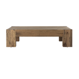 Abaso Rustic Wormwood Oak Coffee Table