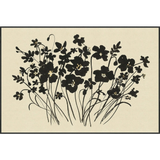 Black Poppies Framed Art