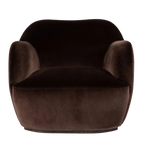 Julius Surrey Cocoa Swivel Chair