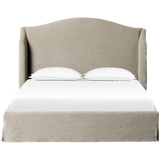 Meryl Broadway Stone Slipcover Bed