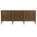 Toulouse Toasted Oak 9 Drawer Dresser