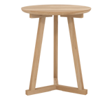 Oak Tripod Side Table
