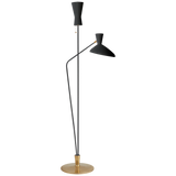 Austen Large Dual Function Matte Black Floor Lamp