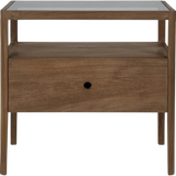 Spindle Bedside Table Reclaimed Teak