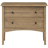 Maggie Aged Smoked Oak Resawn Nightstand | shipping 02/15/2026