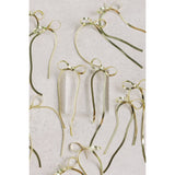 Maxi Gold Duster Bow Holiday Statement Earrings