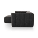 Langham Channeled 2-Piece Sectional - Saxon Charcoal