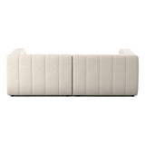 Langham Channeled 2-Piece Sectional - Crypton Nomad Snow