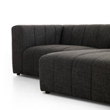 Langham Channeled 2-Piece Sectional - Saxon Charcoal