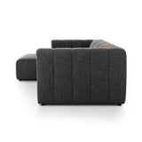 Langham Channeled 3-Piece Sectional - Saxon Charcoal