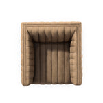 Featuring Augustine Swivel Chair - Palermo Drift by Four Hands at Amethyst Home. A modern take on the classic library chair, neutral seating in top-grain leather adopts dramatic channeling for trend-forward texture and sumptuous sit. A 360-swivel delivers appeal from every angle.
Overall Dimensions: 32"W x 34"L x 26.50"HSeat Depth: 23"Seat Height: 17"Arm H. Amethyst Home provides interior design, new home construction design consulting, vintage area rugs, and lighting in the Alpharetta metro area.