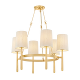 Bridgeton Chandelier - Aged Brass