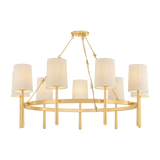 Bridgeton Chandelier - Aged Brass