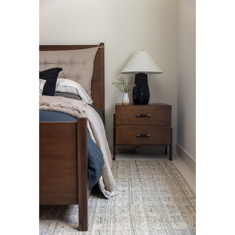 Dylan Leather Pull Nightstand | shipping 12/16/2025