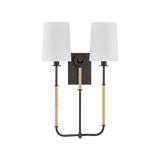 Glenmont Wall Sconce - Aged Brass/Distressed Bronze