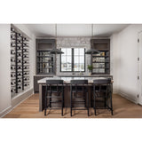 Featuring Buxton Black Rush Bar + Counter Stool by Four Hands at Amethyst Home. A solid oak counter stool defined by tapered legs and framing gives an updated look to the classic whistler chair. Finished with a paper rush wrapped detail on the back.BarOverall Dimensions: 19.25"w x 22.25"d x 42.75"hWeight: 23.70 lbsCounterOverall Dimensions: 19.50"w x 22.25"d x . Amethyst Home provides interior design, new home construction design consulting, vintage area rugs, and lighting in the Miami metro area.