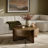 Bingham Coffee Table - Antiqued Brass Aluminum | shipping 08/12/2026